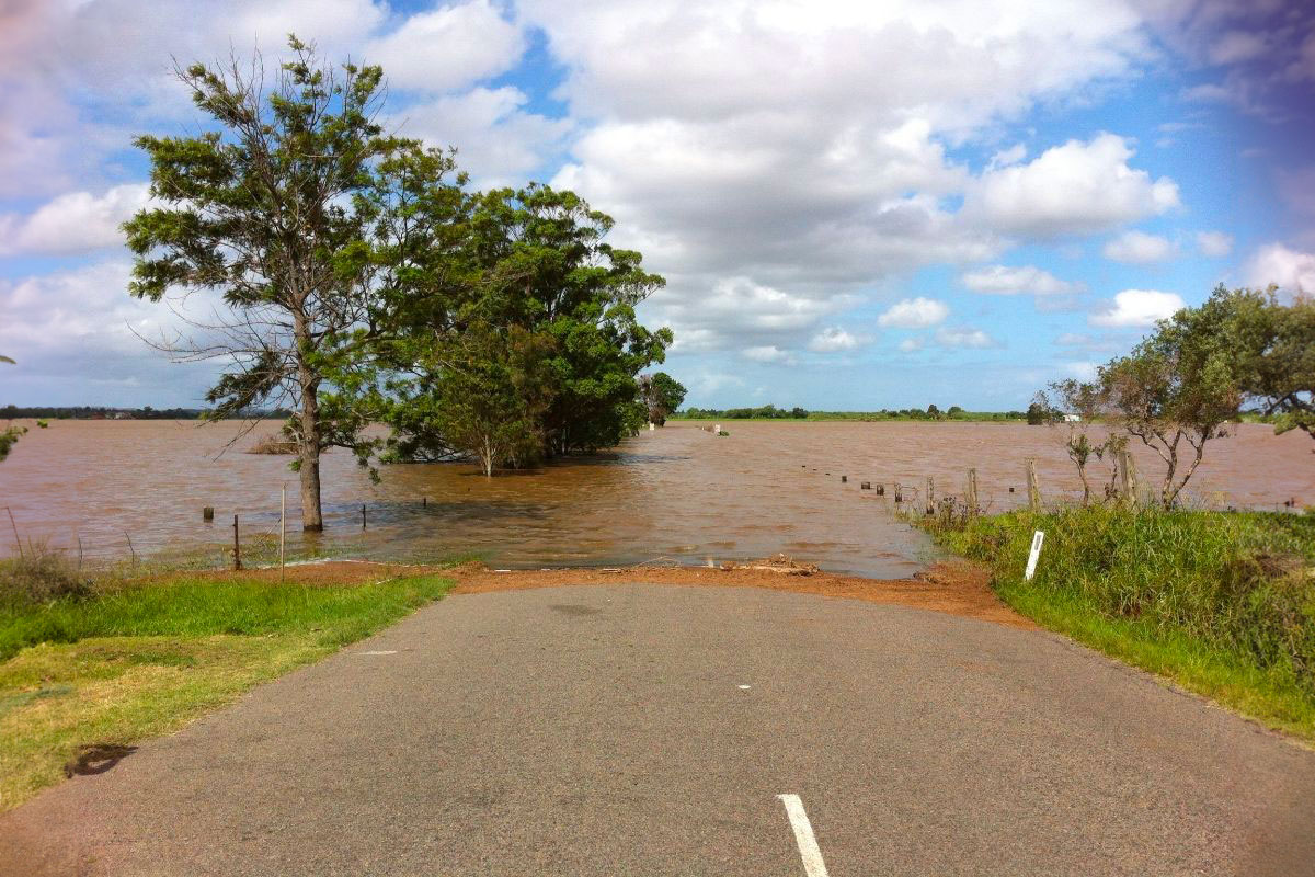 Dommages intérieurs causés par les inondations.